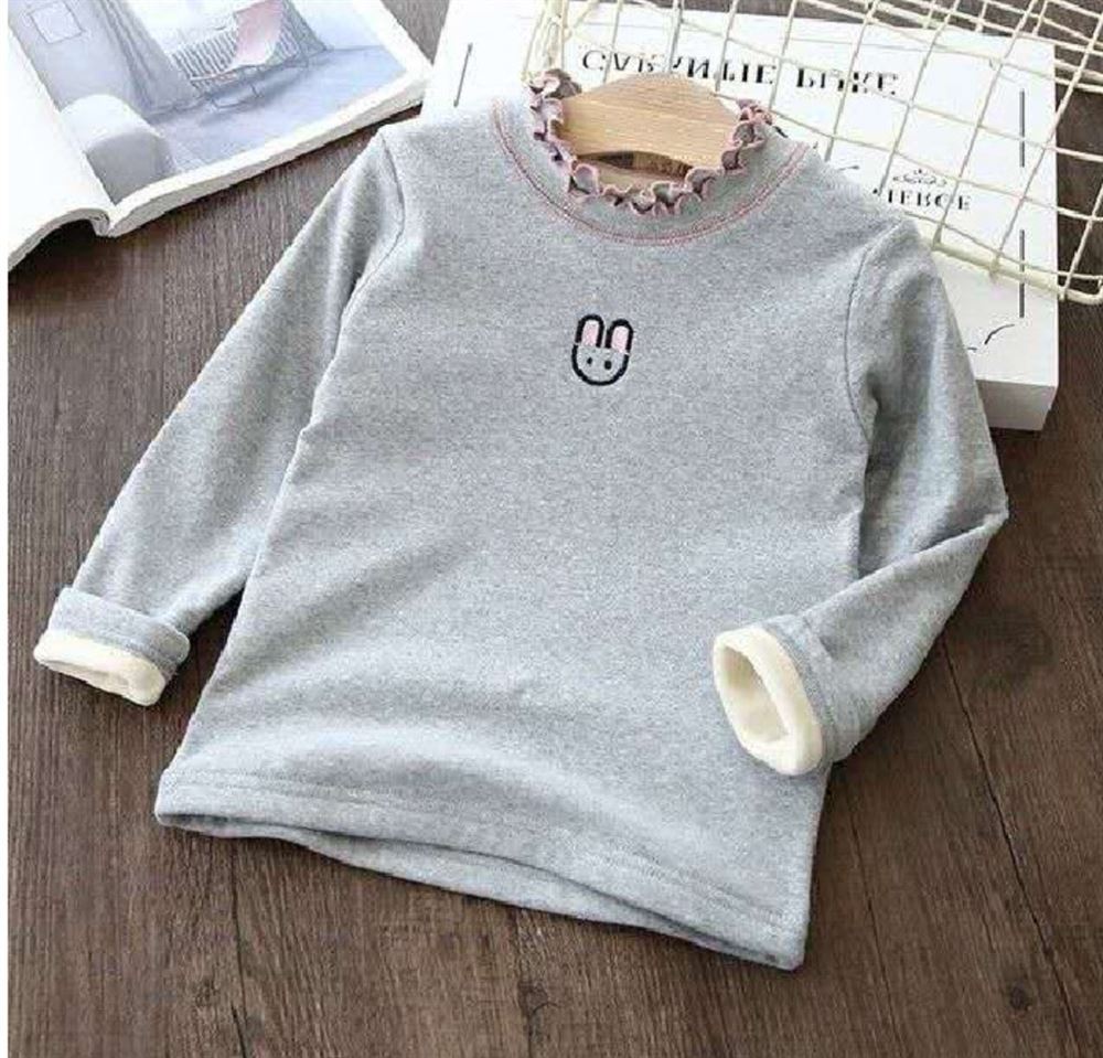 Утепленный гольф Rabbit серый
