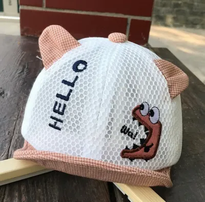 Кепка Hello коричнева
