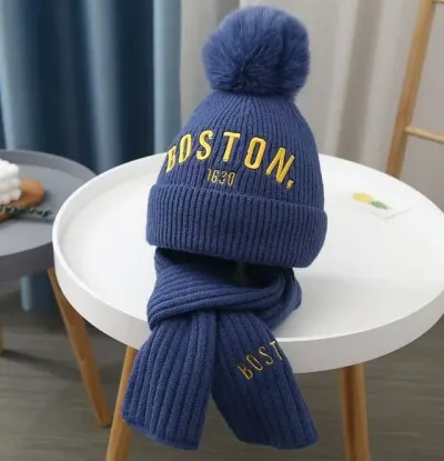 Шапка і шарф комплект зимовий Boston