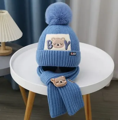 Шапка і шарф комплект зимовий Boy