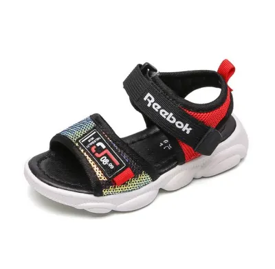 Босоніжки дитячі Reebok Replika чорно-червоні